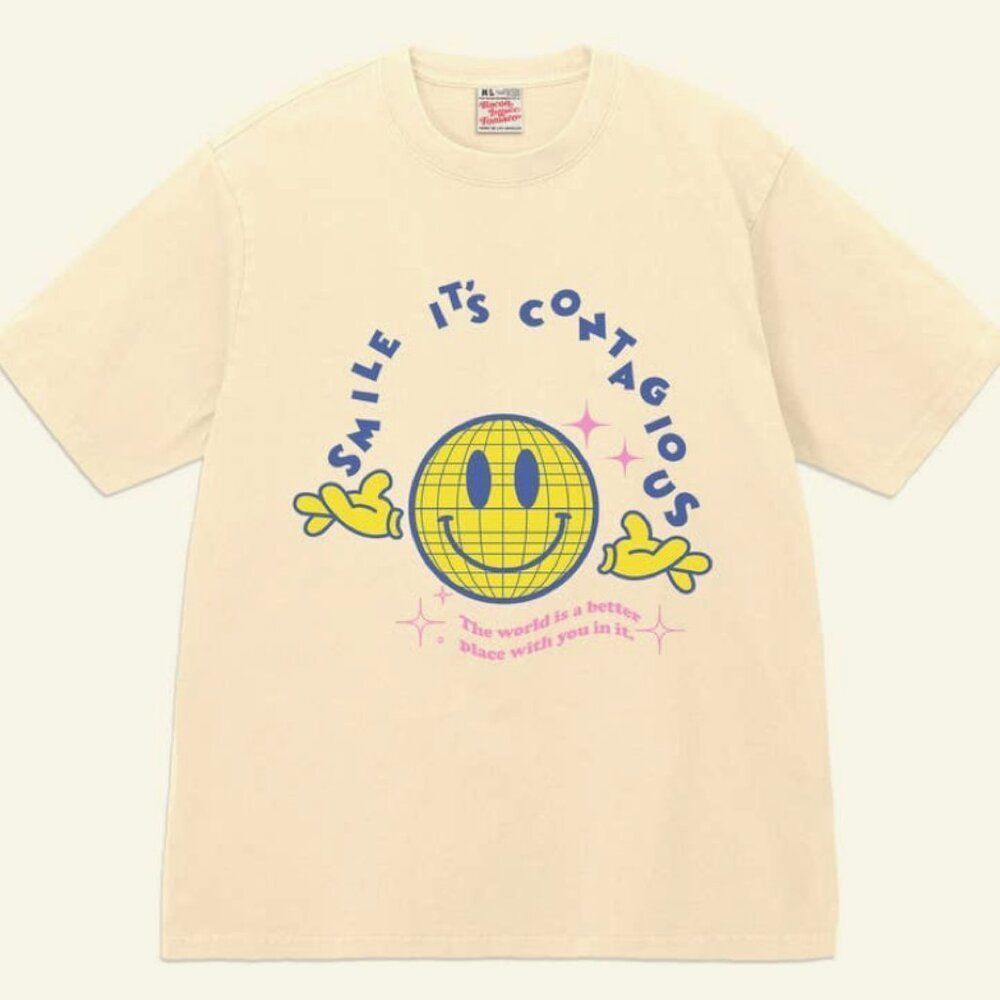 Oversized 'Smile" Tee
